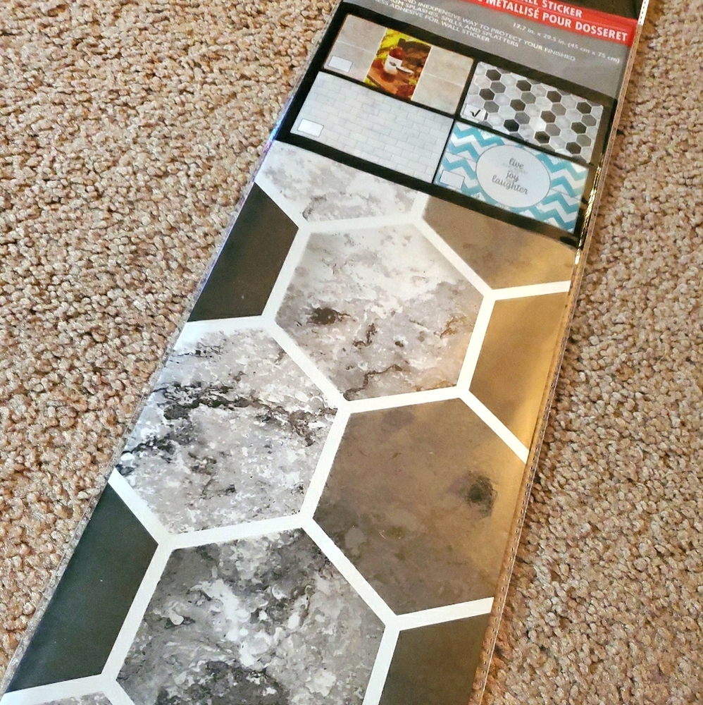 Backsplash Wall Sticker 17x29"